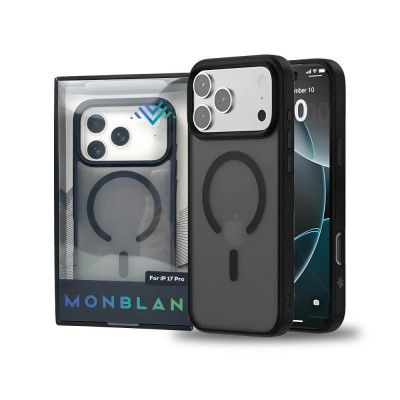 Чохол Monblan для iPhone 17 Pro [MMMt17P] Magnetic Matte Series (Black)