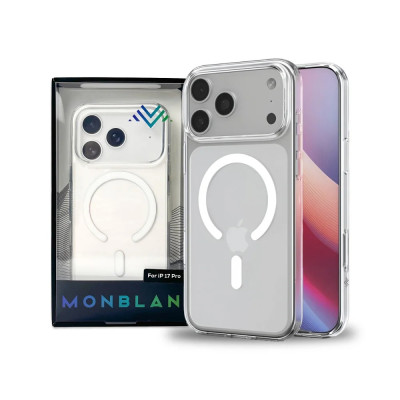 Чохол Monblan для iPhone 17 Pro Max [MMC17PM] Magnetic Crystal Series (Transparent)
