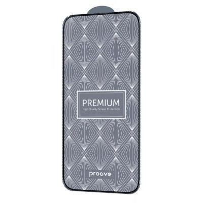 Защитное стекло Proove Premium iPhone 17 Pro (black)