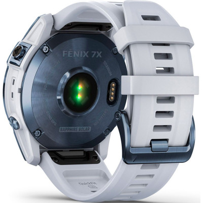 Garmin Fenix 7X Sapphire Solar M. Blue DLC Titanium w. Whitestone Band (010-02541-14/15) Б/У