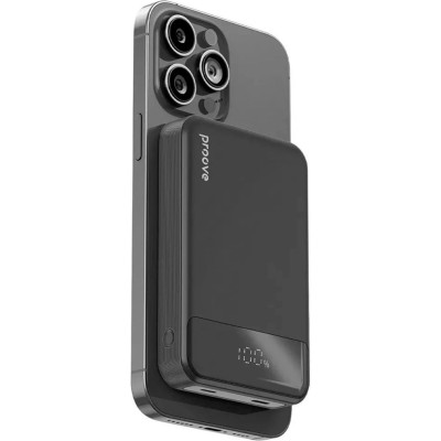 Внешний аккумулятор (павербанк) Proove 10000mAh Hoodman Magnetic 20W Black (PBH120010001)