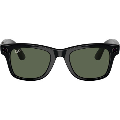 Ray-Ban Meta Wayfarer Gen 2 Standard Shiny Black Frame / G-15 Green Lenses (RW4012 601/71 50-22)