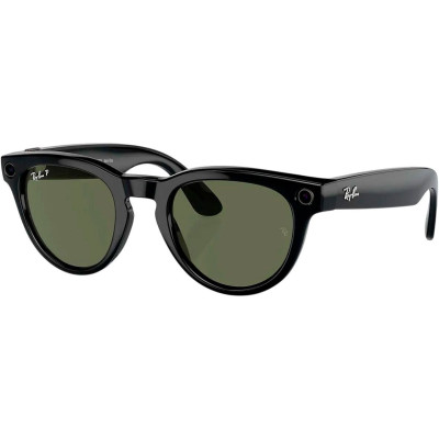 Ray-Ban Meta Headliner Gen 2 Low Bridge Fit Standard Shiny Black Frame/G-15 GreenLenses RW4013F 601/71 51-23 Ray-Ban Meta Headliner Gen 2 Low Bridge Fit Standard Shiny Black Frame/G-15 GreenLenses RW4013F 601/71 51-23