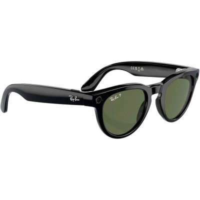 Ray-Ban Meta Headliner Gen 2 Low Bridge Fit Standard Shiny Black Frame/G-15 GreenLenses RW4013F 601/71 51-23 Ray-Ban Meta Headliner Gen 2 Low Bridge Fit Standard Shiny Black Frame/G-15 GreenLenses RW4013F 601/71 51-23