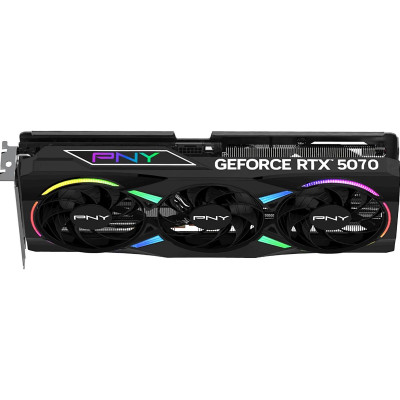 PNY GeForce RTX 5070 ARGB EPIC-X RGB Overclocked Triple Fan (VCG507012TFXXPB1-O) PNY GeForce RTX 5070 ARGB EPIC-X RGB Overclocked Triple Fan (VCG507012TFXXPB1-O)