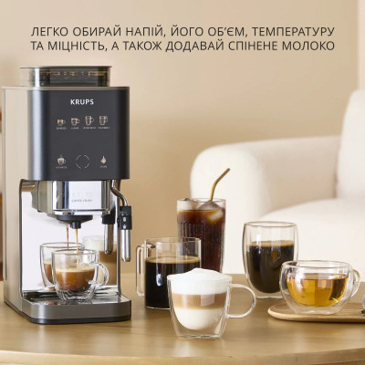Кавомашина автоматична Krups Coffee Crush Experience SA403BE0 Кавомашина автоматична Krups Coffee Crush Experience SA403BE0